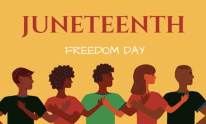 Juneteenth Independence Day. Annual American Holiday, Celebrated In June 19. African American History And Heritage Illustration. Freedom Or Emancipation Day
